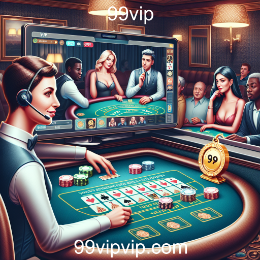 A Experiência do Cassino Ao Vivo na 99vip